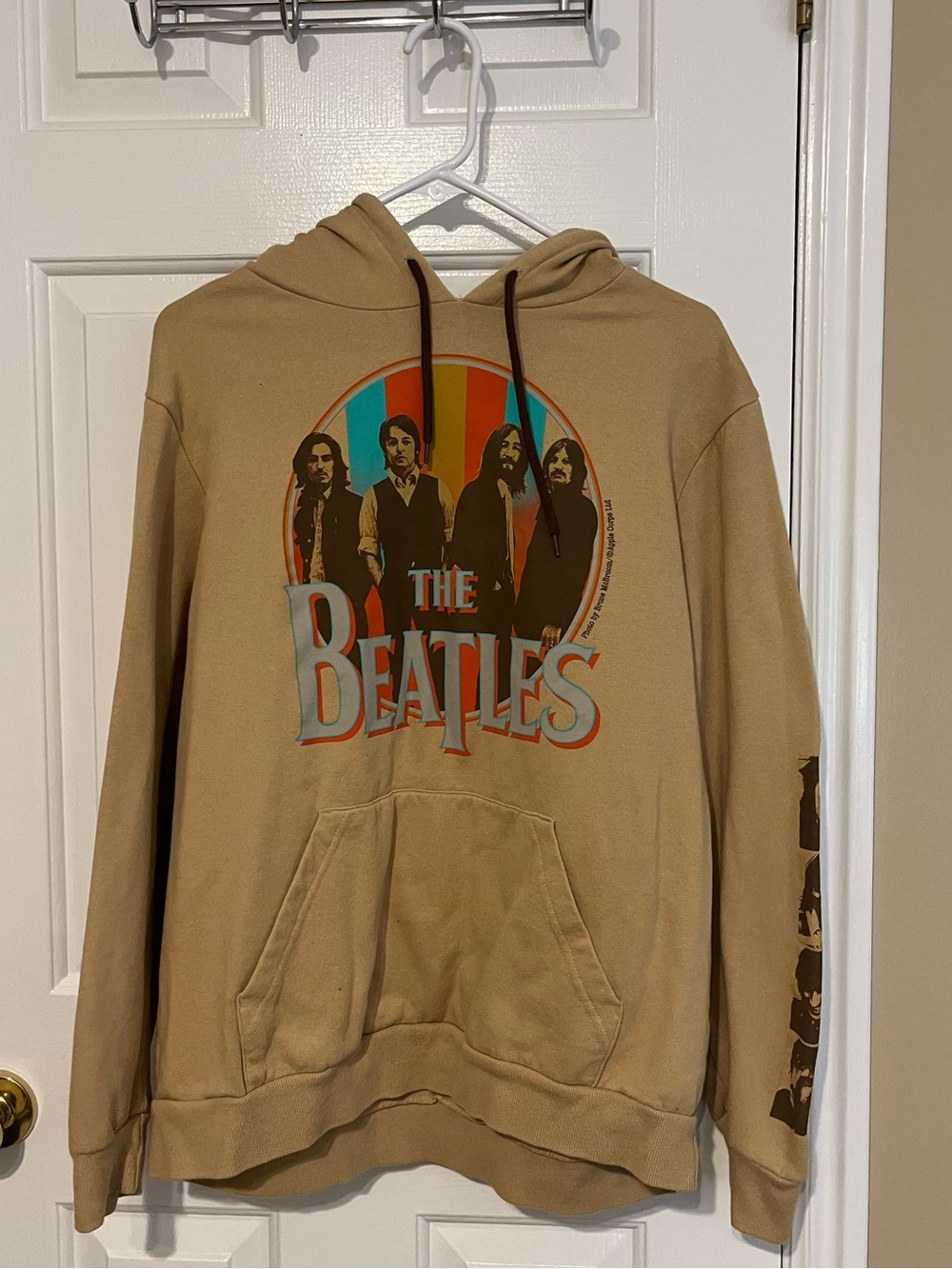 The Beatles Beige/Tan Fleece Hoodie